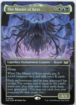 MTG: The Master of Keys (Borderless) Commander: Duskmourn: 4 : Holo - Image 1