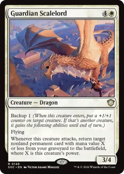 Guardian Scalelord R Commander: Secrets of Strixhaven 149 NM - Image 1