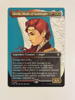 Gisela, Blade of Goldnight (Borderless) Commander Masters MTG Magic - Image 1