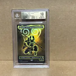 Aang, Swift Savior (Borderless) (Neon Ink Foil) Avatar BGS 10 Pristine - Image 1