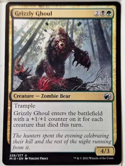 Grizzly Ghoul - Innistrad: Midnight Hunt - Realms Magic the Gathering MTG Nice! - Image 1