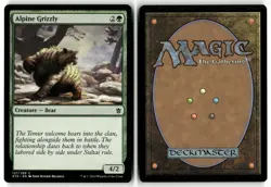 Alpine Grizzly 127 Khans of Tarkir Magic: The Gathering Common Lightly Played - Image 3