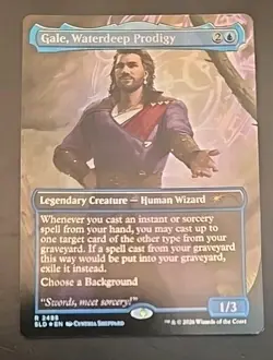 Gale, Waterdeep Prodigy Secret Lair Drop MTG Foil Near Mint - Image 1