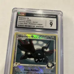 2009 Skarmory FB - (League Promo) 083/147 Pokemon League Reverse Holo CGC 9 Mint - Image 3