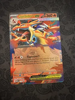Mega Charizard Y ex 030 Me: Mega Evolution Promo Holo Pokemon - Image 1