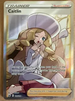 Pokemon Caitlin #189/198 Full Art Chilling Reign - Image 1