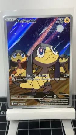 Helioptile 143/132 Pokemon TCG Me01: Mega Evolution Holo - Pack Fresh - - Image 1