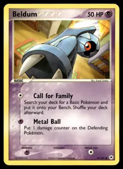 Beldum 54/101 Pokemon Card Hidden Legends Common 50 HP Lightly Played C43 - Image 1