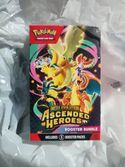 Pokemon TCG: Mega Evolution Ascended Heroes Booster Bundle - New Factory Sealed - Image 1