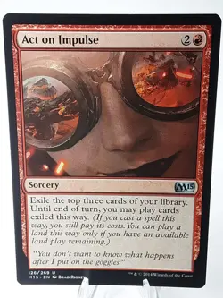 MTG - M15 - Act on Impulse - #126 - Lightly Played - Image 1