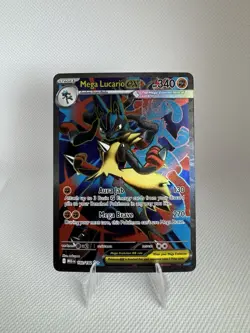 Mega Lucario 160/132 Ultra Rare Me01: Mega Evolution Pokemon NM - Image 1