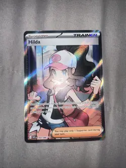 Hilda FULL ART 164/086 White Flare Holo Pokemon TCG NM - Image 1