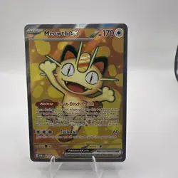 Pokemon TCG Perfect Order Meowth EX 107/088 Full Art Ultra Rare - Image 1