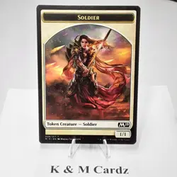 MTG - M19 - Soldier - Token (006/017) - Image 1