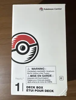 Pokemon TCG Deck Buddies: Pikachu Deck Box Pokemon Center Factory Sealed - Image 5