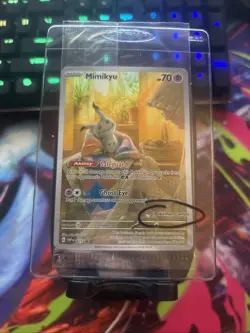 Mimikyu 075 Paldean Fates Pokemon Center Sealed Promo - Image 1