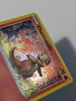 RARE SWIRL🔥 Charmander🔥Promo SWSH092 HOLO Rare Pokemon *Print Lines* - Image 3