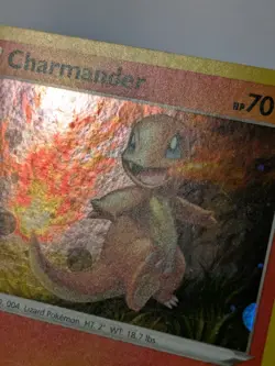 RARE SWIRL🔥 Charmander🔥Promo SWSH092 HOLO Rare Pokemon *Print Lines* - Image 5