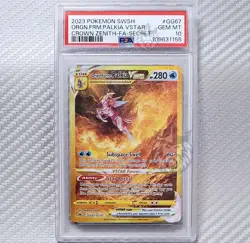 Palkia VSTAR PSA 10 📈2023 Pokemon Crown Zenith (CRZ) GG67/GG70 Secret Rare Gold - Image 1