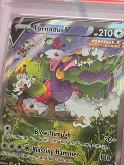 2021 POKEMON SWORD & SHIELD CHILLING REIGN #185 FULL ART/TORNADUS V PSA 9 - Image 3
