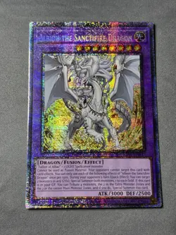 Yu-Gi-Oh! Albion the Sanctifire Dragon 1st Ed Starlight Rare RA05-EN037 - Image 1