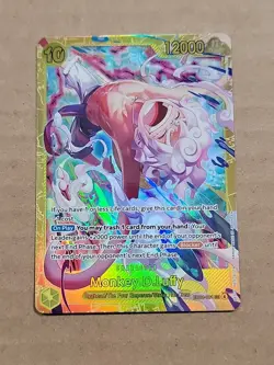 Monkey.D.Luffy EB04-061 Secret Rare Adventure on Kami's Island One Piece NM - Image 1