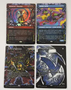 MTG TMNT 65 Card Lot-5 MYTHIC, 10 RARE, 20U, 30C) Donnie’s Bo The Ooze Foil P16 - Image 4