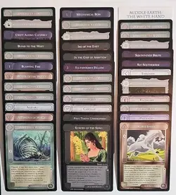 MIDDLE EARTH CCG MECCG THE WHITE HAND TWH EXPANSION COMPLETE SET 122 CARDS NM+ - Image 4