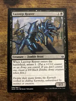 MTG Lazotep Reaver War of the Spark 096/264 Regular Common pack fresh mint card - Image 1