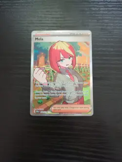 Mela 140/131 Prismatic Evolutions Full Art Ultra Rare Pokemon TCG Card NM - Image 1