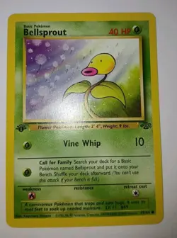 1st Edition BELLSPROUT Jungle 49/64 NM 🌟 Super Clean Vintage Card 1999 Wizards - Image 2