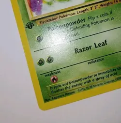 1st Edition WEEPINBELL 48/64 Jungle Pokemon Card NM 🌟 Vintage Himeno 1999 - Image 3