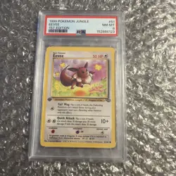 1999 Pokemon TCG First Edition Eevee Jungle Set Card 51/64 - Image 3