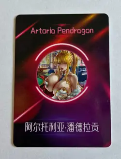 Goddess Story ACG Fate Grand Order Artoria Pendragon Anime Waifu Doujin Card - Image 2