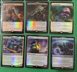 MTG TMNT 65 Card Lot (5 MYTHIC, 10 RARE, 20U, 30C) Waves Aggression Splinter P9 - Image 5