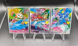 First Partner Pokemon Cards Collection - (ROWLET, LITTEN, POPPLIO) - NM - Image 1