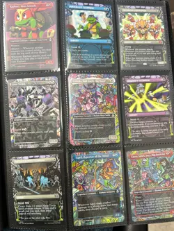 magic the gathering teenage mutant ninja turtles Binder full of cards - Image 1