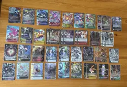 Digimon TCG lot 42 Cards - Alt Art Sec Promo Limited Foil Near Mint Never Played - Image 2