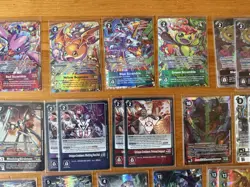 Digimon TCG lot 42 Cards - Alt Art Sec Promo Limited Foil Near Mint Never Played - Image 4