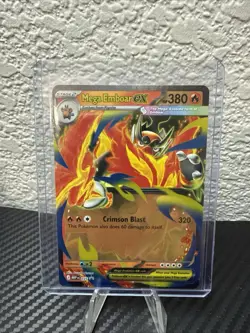 Ascended Heroes ME: Meganium Emboar Feraligatr ex Promos 034 035 036 Jumbo Cards - Image 5