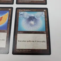 Lot of 4 Tempest Sapphire Medallion Pearl Medallion Magic The Gathering MTG Card - Image 5