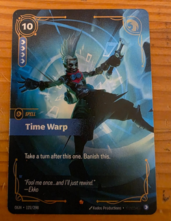 Time Warp 122/298 Riftbound League of Legends Card - Image 1
