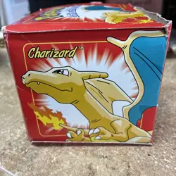 1999 Pokemon CHARIZARD 23k Gold Plated Trading Card Burger King Red Box - Image 1