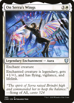 On Serra's Wings #380 (LP) Commander Legends CMR Magic MTG - Image 1