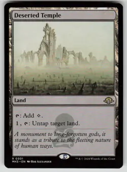 Deserted Temple Rare Modern Horizons 3 301 MTG Near Mint 2024 - Image 1