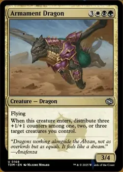 Armament Dragon - Foil x1 - Tarkir: Dragonstorm - NM-Mint, English - Tarkir: Dra - Image 1