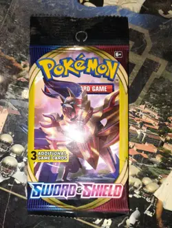 Pokemon Sword And Shield Base 3 Card Foil Pack - Image 1