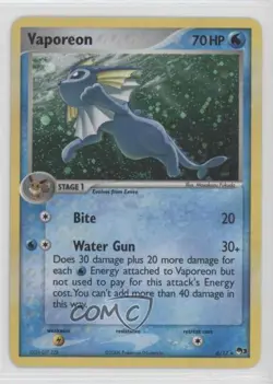 Vaporeon Holo Pokemon Organized Play Promotional Series 3 #6 2006 READ - Image 1