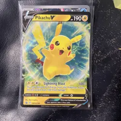 Pikachu V SWSH198 SWSH: Sword & Shield Promo Cards Holo - Image 1