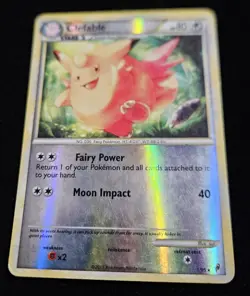 Clefable 1/95 2011 Reverse Holo Pokemon 1/95 Star Card - Image 2